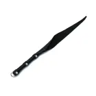 Black Leather Single Flap Whip – 71 cm — Photo 3