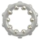 Rebel Cock Ring With Metal Balls – soft silicone cock ring with metal massage balls — Photo 3