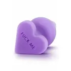 Play With Me Candy Heart – anālais spraudnis – silikons – violets – 10,8 cm — Foto 3