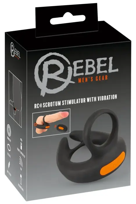 Rebel RC Scrotum Stimulator – Black