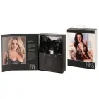 Abierta Fina mežģīņu bodijs ar kristālu ķēdītēm – melns – L Foto 12