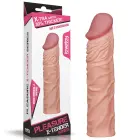 Add 2" Pleasure X Tender Penis Sleeve - Flesh — Photo 1