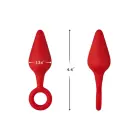 FORTO F-10 Silicone Plug with Pull Ring – M – Red — Photo 5