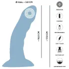 Heart Guy vibrators – 17 cm (6.3″) – zils Foto 11