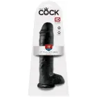 KC 11 Realistic Dildo with Balls and Suction Cup – 28 cm (11″) — Photo 1