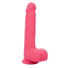 Dziļi rūcošs un automātiski kustīgs dildo – 17.75 cm (7″) – Rozā — Foto 1
