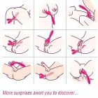 ARMONY Y-WAND Massager & Vibrator Double Head – 19 cm (7.5″) – Pink — Photo 2