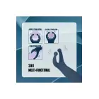 NMC 5 Inch – rechargeable 3-in-1 silicone intimate device – blue — Photo 3