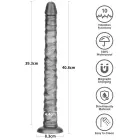 Vibrax Slider – вибрирующий анальный слайдер большого размера – 10 режимов – 40,6 см — Фото 1