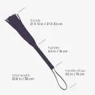 CRUSHIOUS FLOGGY NINE TAILS WHIP BLACK Foto 5