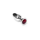 Jewel Butt Plug – M – Red — Photo 1