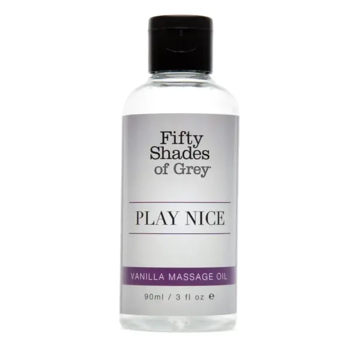 Fifty Shades of Grey Play Nice vaniļas masāžas eļļa – 90 ml