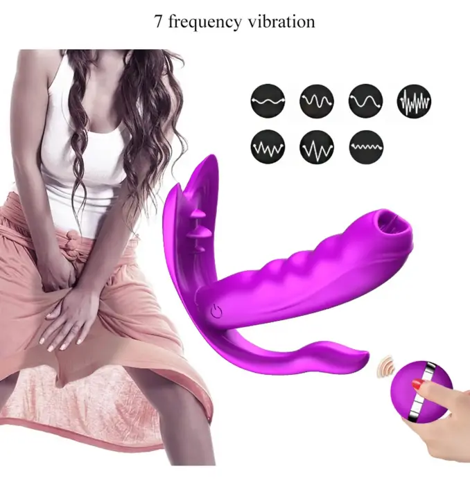 Silikona biksīšu vibrators ar sildīšanu un tālvadību – 7 funkcijas Foto 16