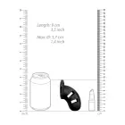 Mancage Model 20 silikoonist karskusvöö puur 9 cm (3.5″) – must — Foto 6