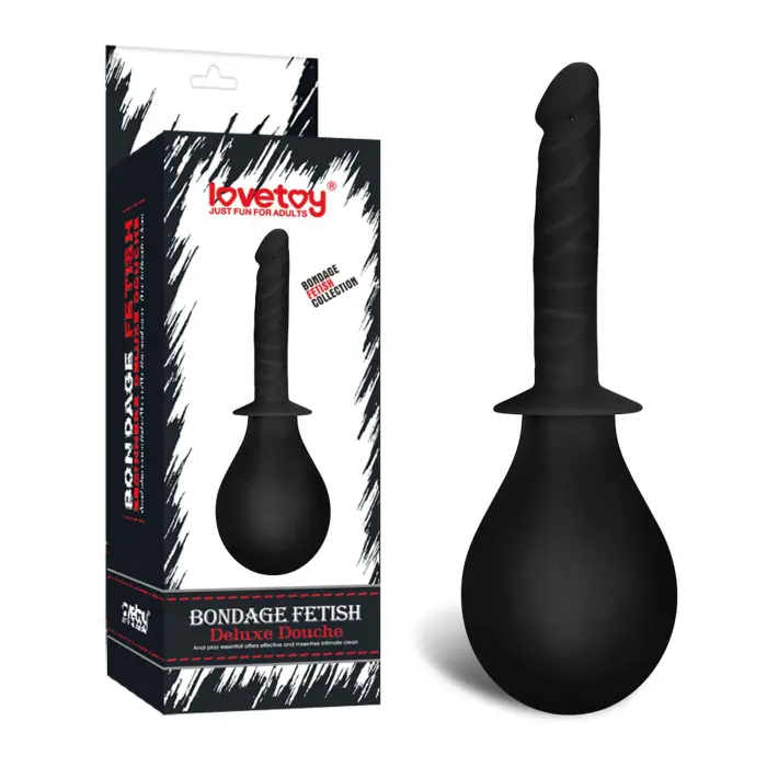 Bondage Fetish Deluxe Douche – силиконовый наконечник в форме пениса, 5 отверстий для орошения