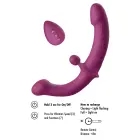 She.E.O Divpusējs G-punkta pāru vibrators – violets — Foto 8