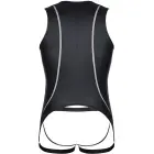 Regnes CRDSET002 Wet Look Bodysuit and Jockstrap Set – Black – M Photo