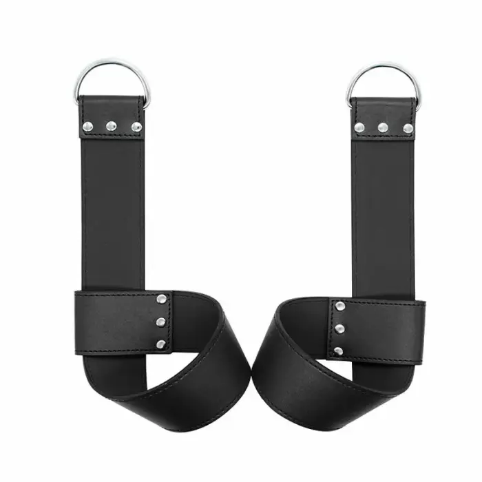 OHMAMA Fetish Adjustable Suspension Cuffs for Wrists or Ankles – Black