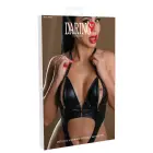 Wetlook Bodysuit With Zipper – Black – L/XL — Photo 2