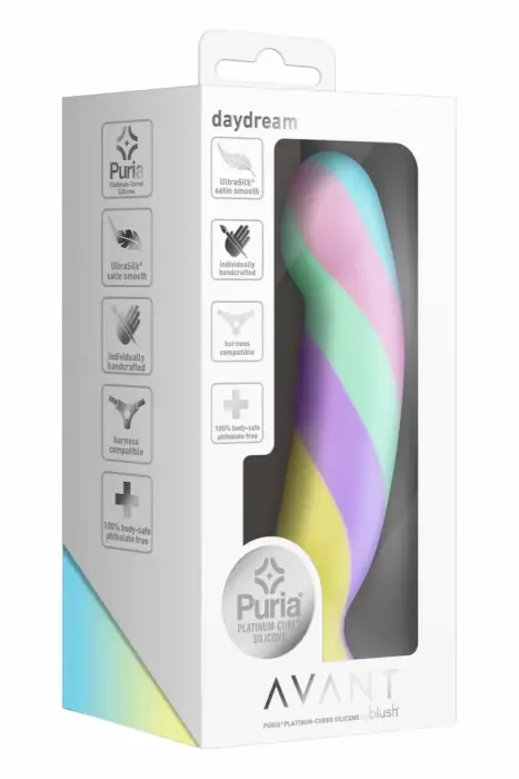 Blush Avant Daydream – käsitsi valmistatud silikoonist dildo – pastell – 15,7 cm