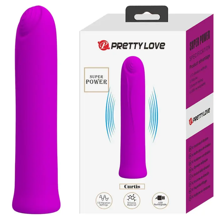 PRETTY LOVE Curtis вибратор – 12 режимов вибрации