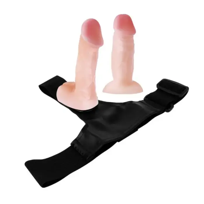 BAILE Jessica strap-on komplekts ar 2 dildo Foto 4
