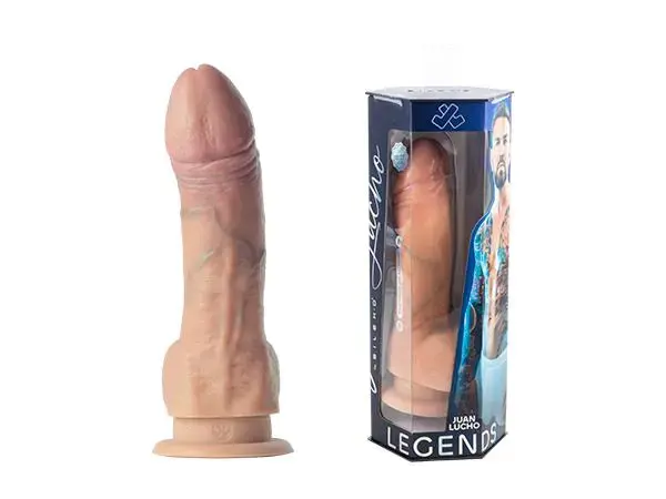 Silexd Legends - Juan Lucho Realistic Dildo – 23.3 cm (9.2″) – Skin