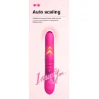 Angelia vibrators ar kustību, rotējošu vārpstu un mēles stimulatoru – 18 cm (7″) – rozā Foto 13