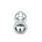 Dobais anālais spraudnis ar dārgakmeni – 6 cm (2.4″) – Caurspīdīgs — Foto 7