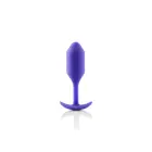 B-Vibe Snug Plug 2 – 15 cm (5.9″) – Violets Foto 1