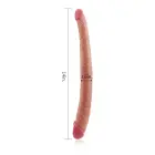 Realistiškas gyslotas dvipusis dildo – 35.5 cm (14″) — Nuotrauka 2