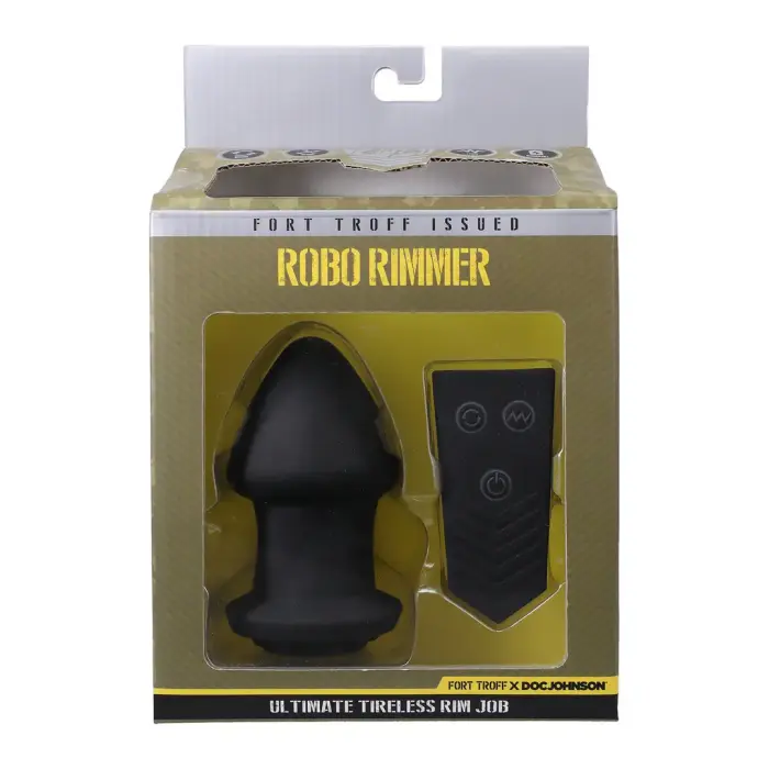 Robo Rimmer X – Vibrating Anal Plug – Black