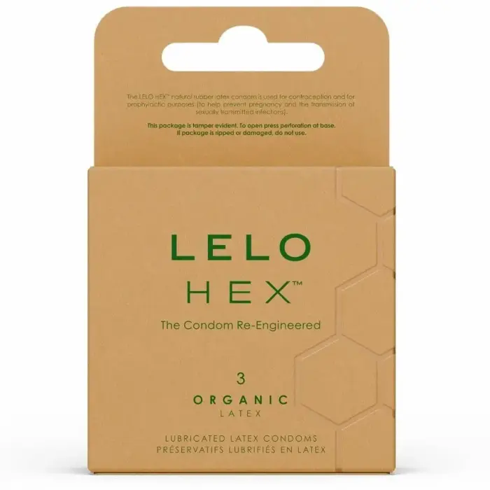LELO HEX Organic Ultra-thin Condoms – 3 pcs.