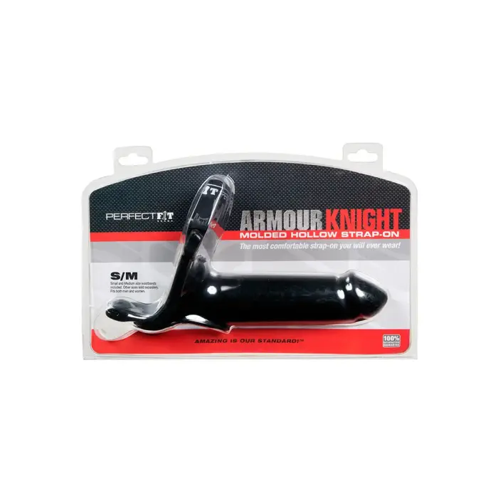 Armor Knight XL Strap-On Dildo – 24 cm (9.5″) – Black