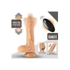 Dr. Skin Silicone Dr. Grey – tõukav pöörlev vibreeriv dildo – vaniljevärvi – 7 tolli – 50 funktsiooni — Foto 4