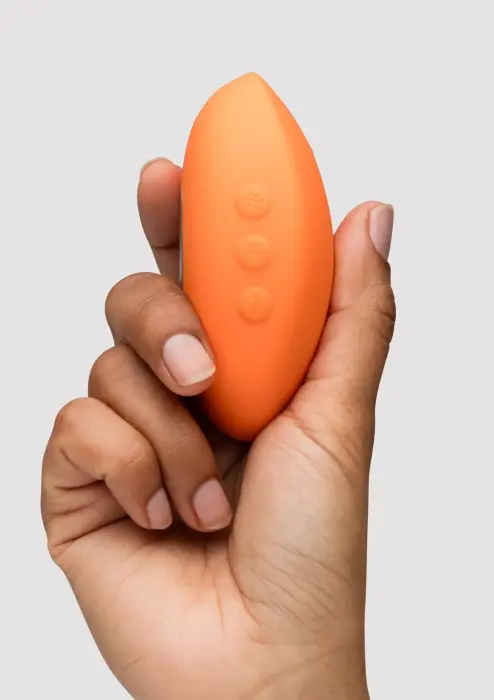 Temp sildošais un dzesējošais vibrators – 16 cm (6.3″) – oranžs Foto 5