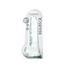 Realistic Dildo with Balls and Suction Cup – 25.4 cm (10″) – Clear — Photo 1