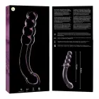 Ibiza Nebula Series Model 14 stiklinis dildo – 18.5 cm (7.3″) – rožinis — Nuotrauka 5