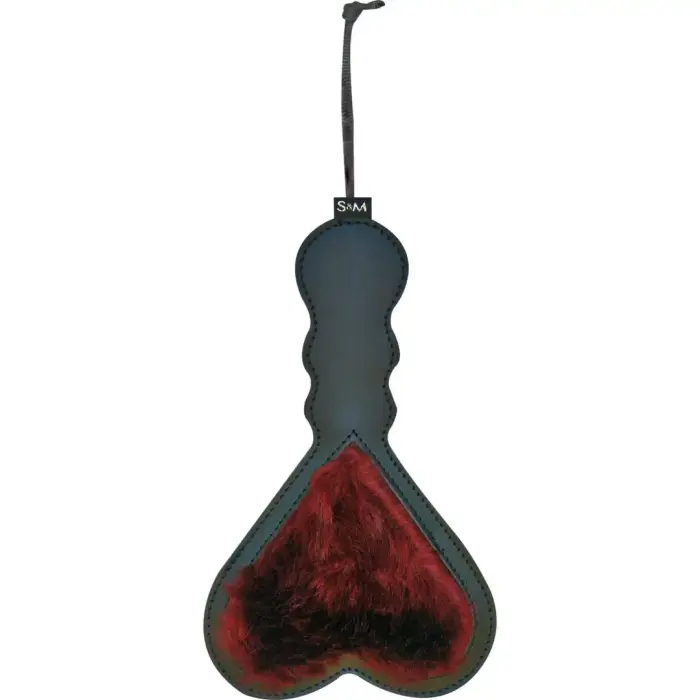 S&M Enchanted Heart dvipusis veganiškas plaktukas – raudonas – 26 cm