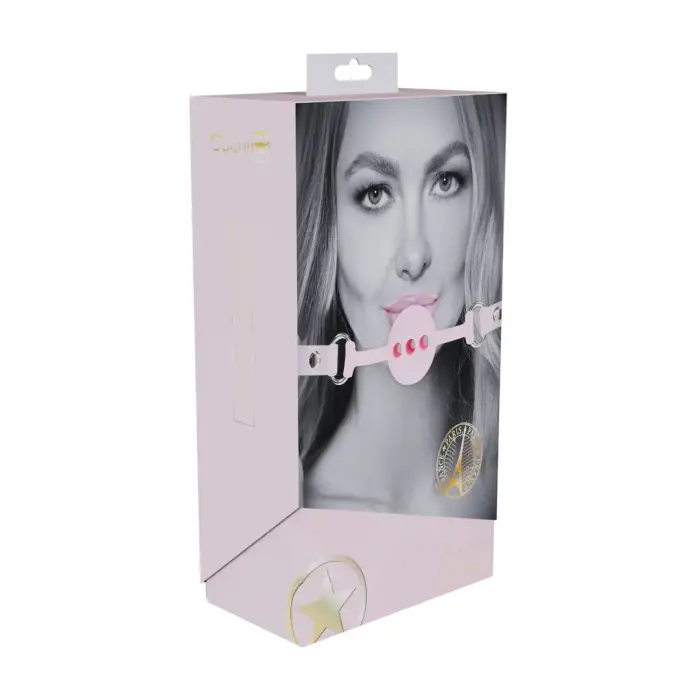 Ouch! Paris Collection Silicone Breathable Ball Gag – Pink