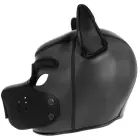 Darkness Neoprene Dog Mask L – Adjustable Removable Muzzle – Black/Red — Photo 2