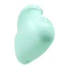PLAY WITH ME Dream Crush Green – kompakts silikona vibrators – šķidrais silikons – pirkstu rievas – uzlādējams – zaļš — Foto 4