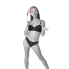 Sportsheets S&M Amor Heart стек – красная искусственная кожа, компактная модель — Фото 5