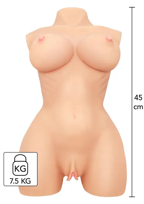 Horny Nympho Slut мастурбатор – 42 cm (16.5″) – телесный