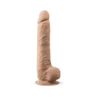 Model 1 realistiškas dildo – 25 cm (10″) – kūno spalva — Nuotrauka 4