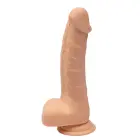 Rotējošs vibrējošs dildo – 22 cm (8.7″) – Melns Foto 4