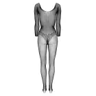 BG003 Mesh Bodysuit – Black – S — Photo 4