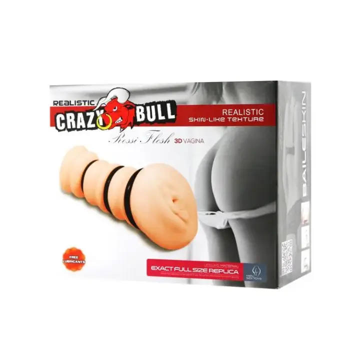 CRAZY BULL - Rossi Flesh 3D Vagina Masturbator