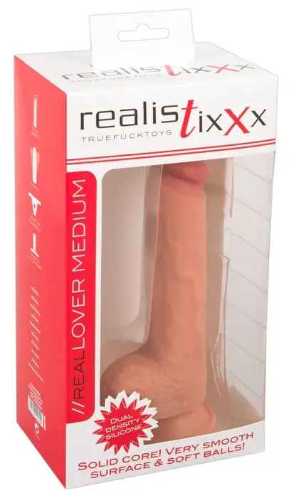 Realistixxx Real Lover Medium – 21.7 cm (8.5″) – Pink