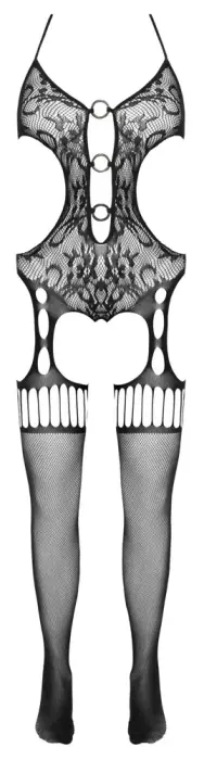 Cottelli FANTASY tīkliņa bodijs ar atvērtu starpkāju – S/L Foto 5